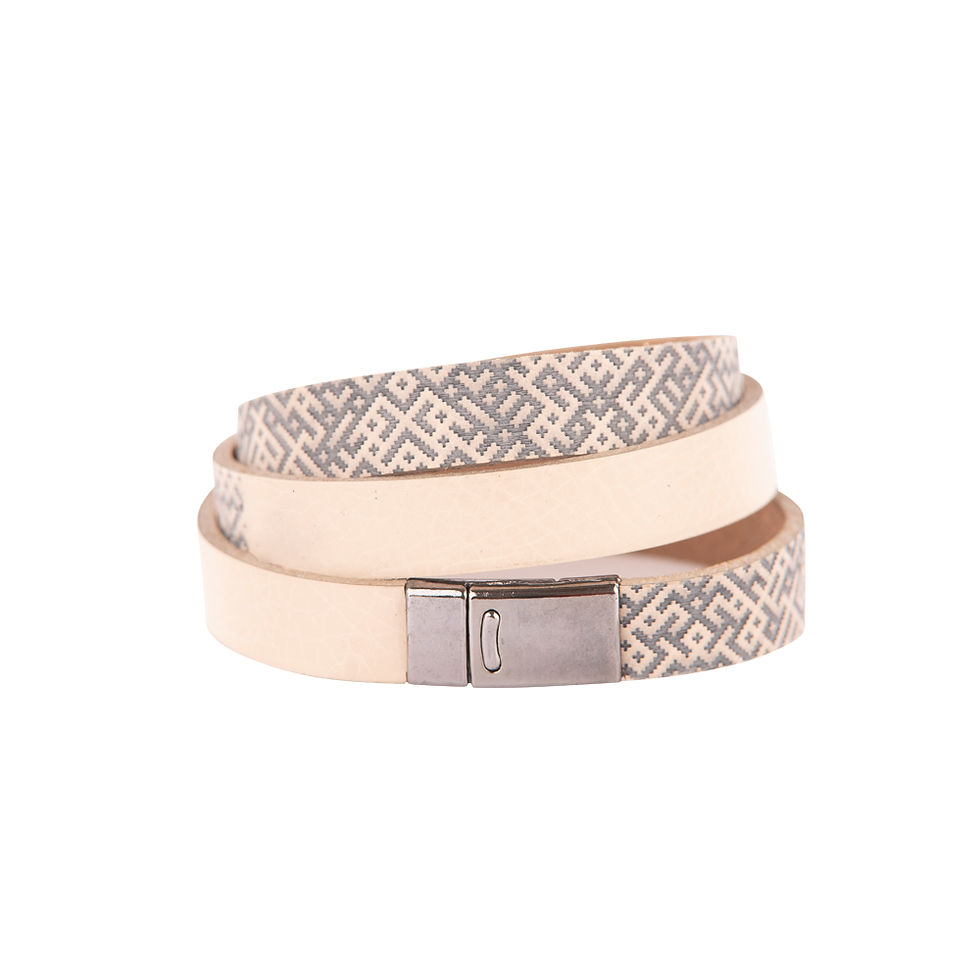 Thumbnail: Triple wrap Lielvardes belt Bracelet