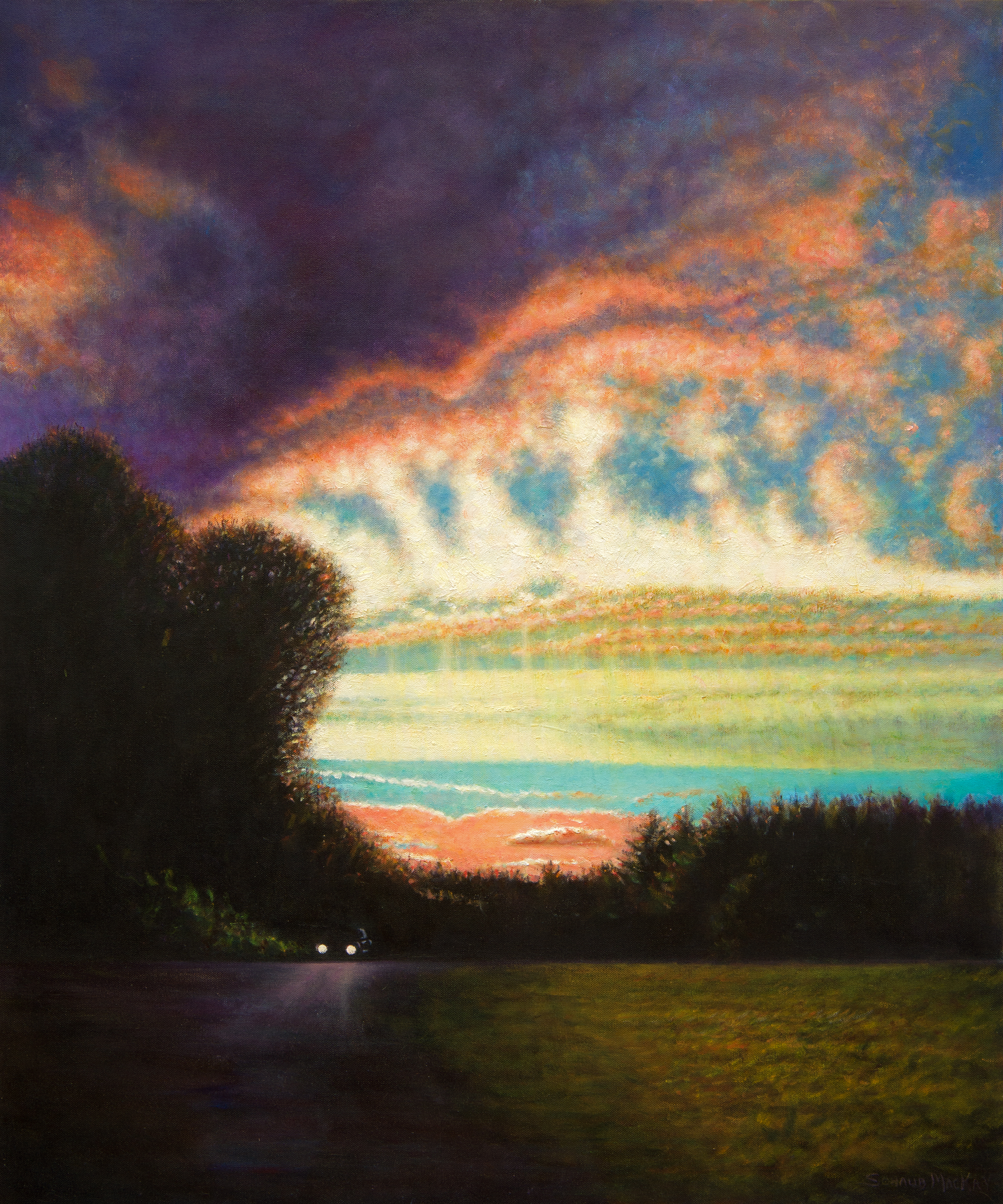 Sunset Occum Lane