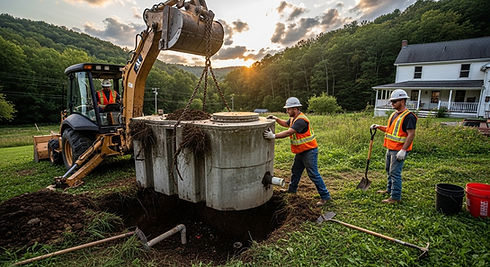 septic repair contractor poconos pa