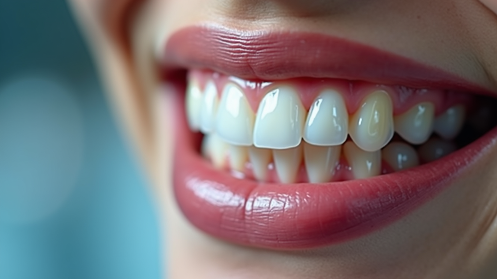 Close-up de análogo magnético odontológico com detalhes da superfície metálica