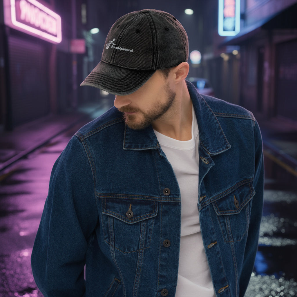Midnight Structured Twill Cap