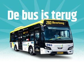 Uitnodiging informatiebijeenkomst buslijn 260 op 1 juli 2026