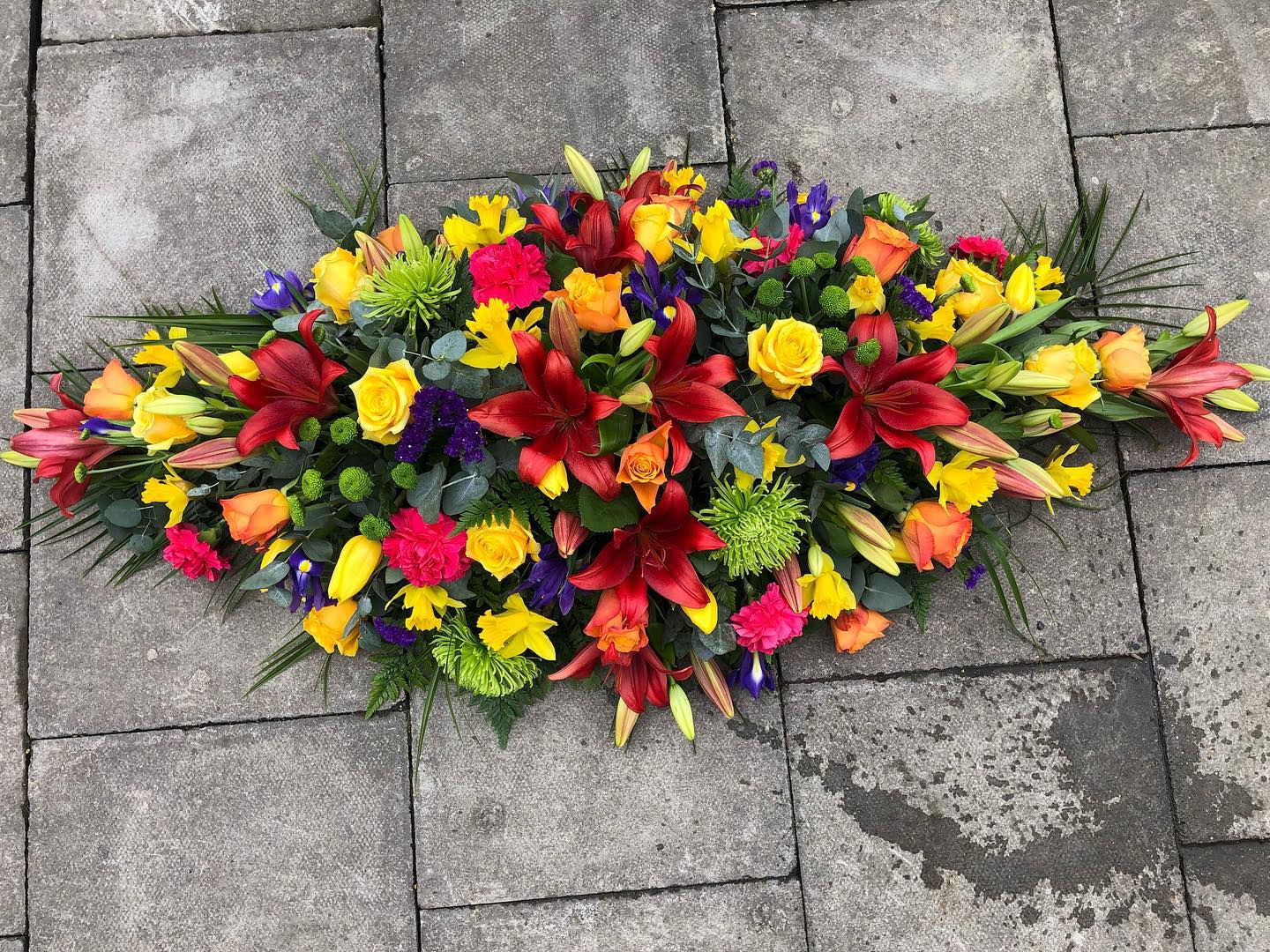 Colourful Coffin Spray