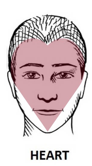 Male heart face shape