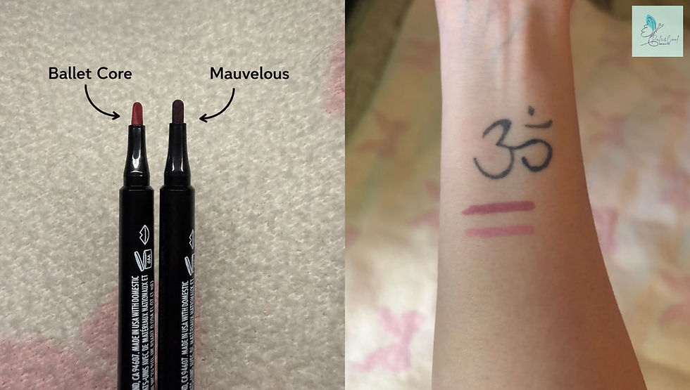 Are you e.l.f.ing kidding me? These lip stain markers were only $5 each. I tested Ballet Core and Mauvelous on cool-toned skin, and one shade was so good I'd 100% buy it again.