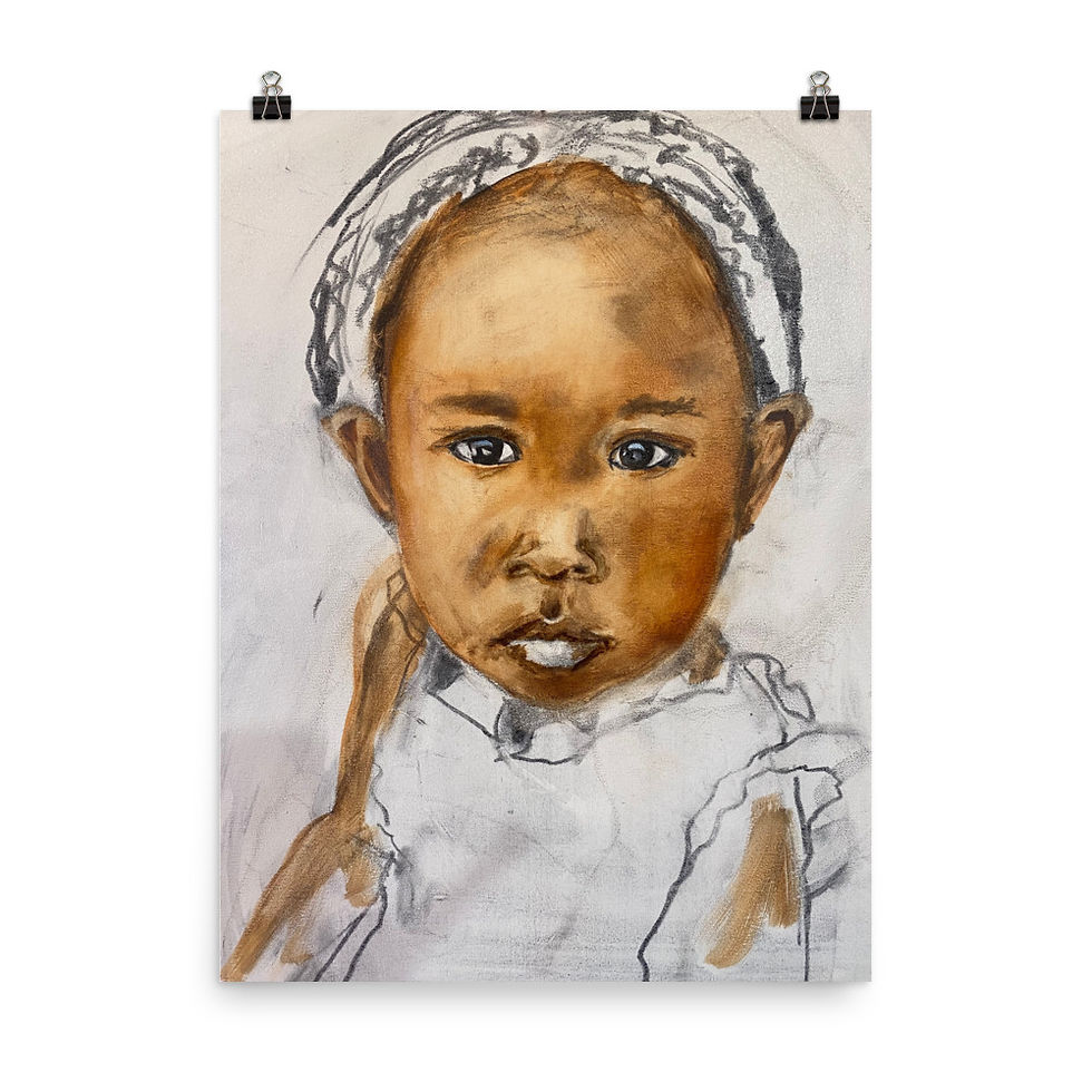 Thumbnail: Ray of Hope, original sketch (Raymor, Uganda) paper print