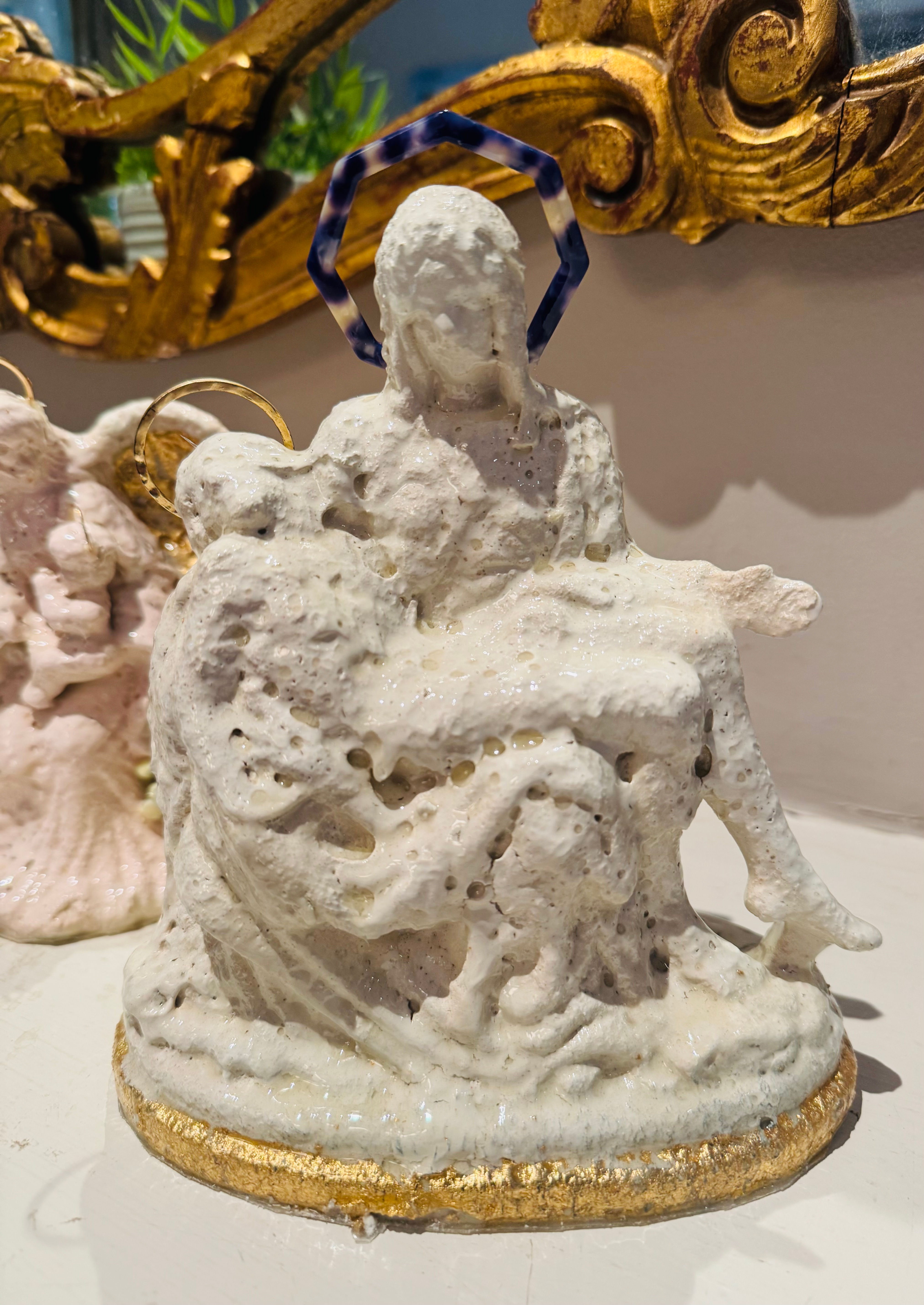 Pieta Mixed Media Sculpture