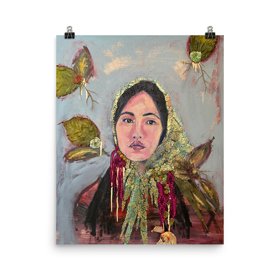 Thumbnail: Born of Woods and Words (Paper Print)