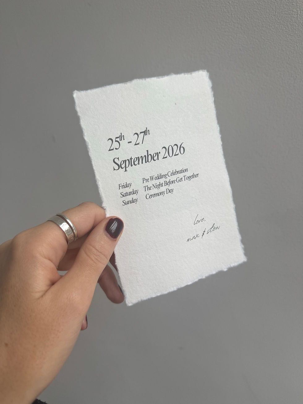 Thumbnail: Save The Dates A6