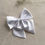 Thumbnail: Pale Ivory Oversized Satin Bridal Hair Bow