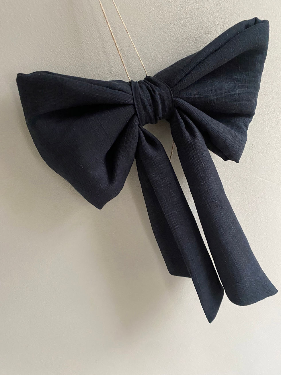 Thumbnail: Giant Linen Bow Hanging