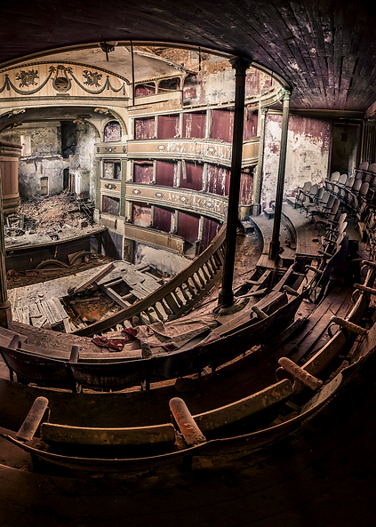 Théâtre abandonné en Italie Urbex
