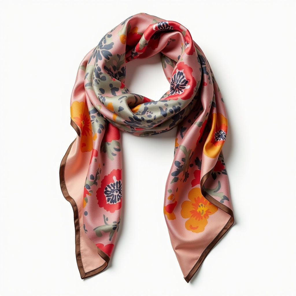 Decorative Silk Scarf