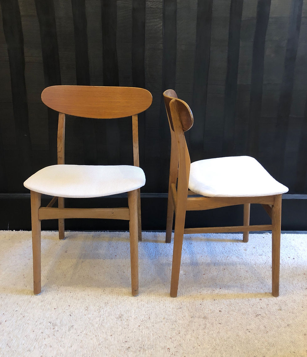 Miniature : Série de 6 chaises scandinaves en teck