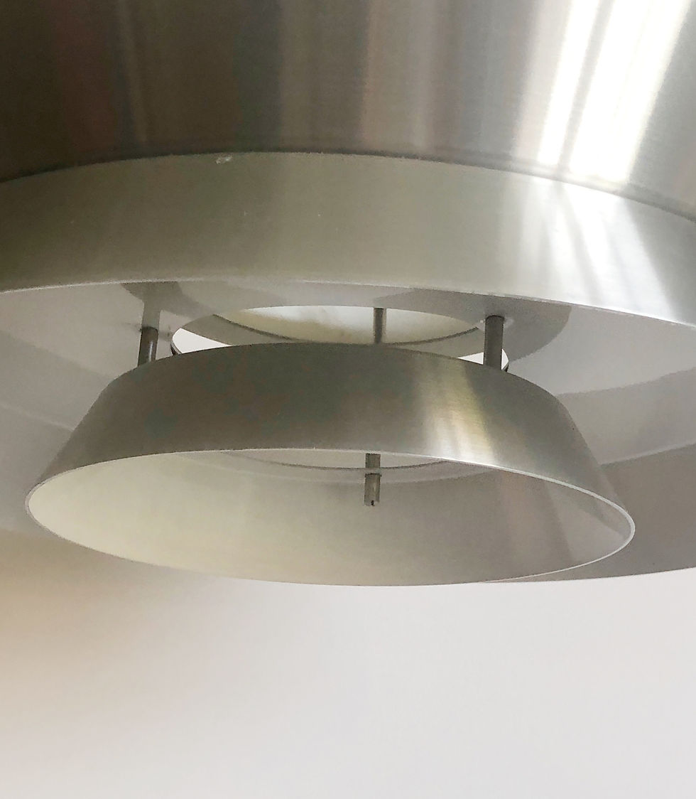 Miniature : Suspension scandinave en aluminium de Carl Thore.