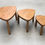 Miniature : Set de 3 tables gigognes en chêne massif