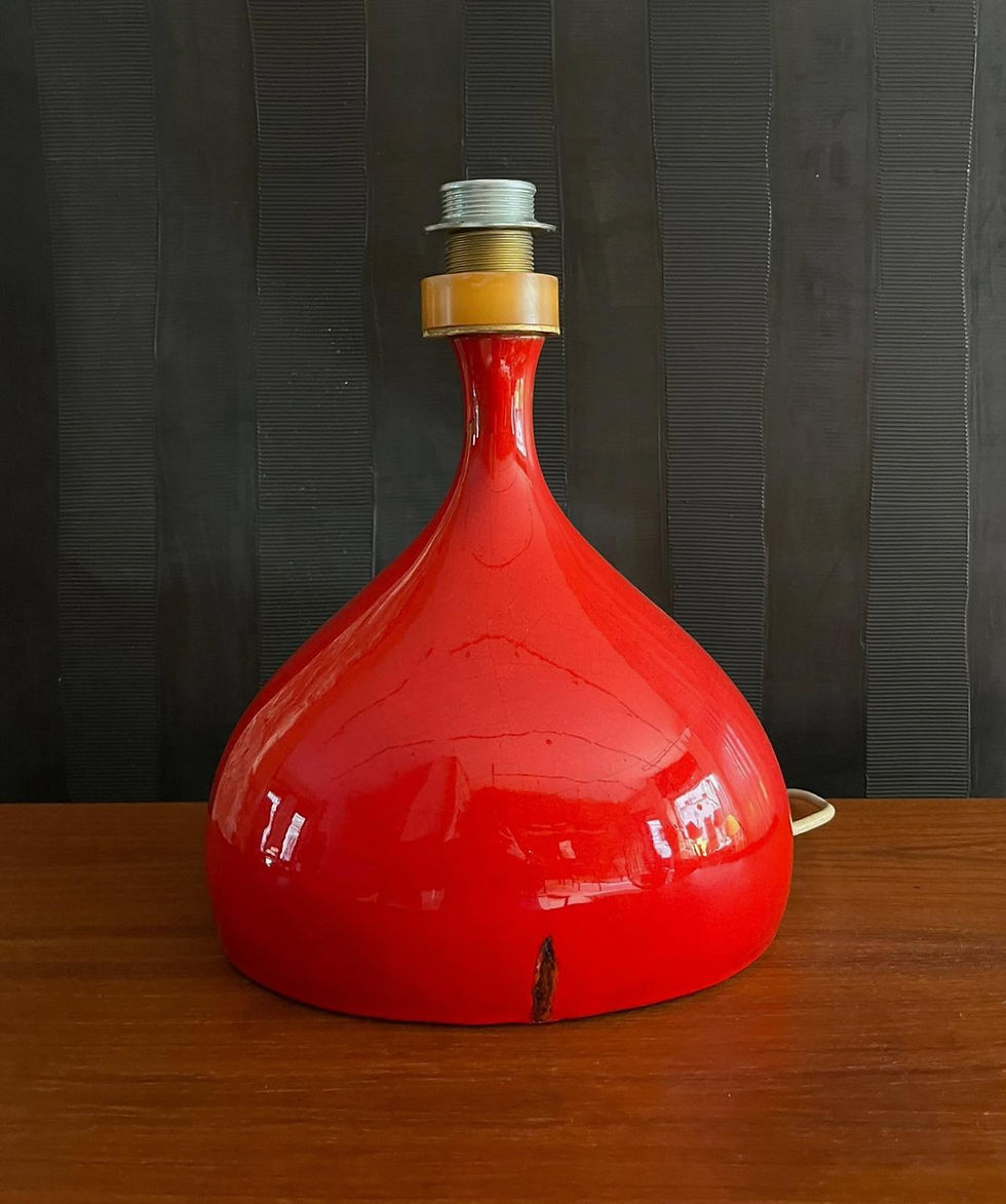 Miniature : Lampe de table en porcelaine par Bjørn Wiinblad