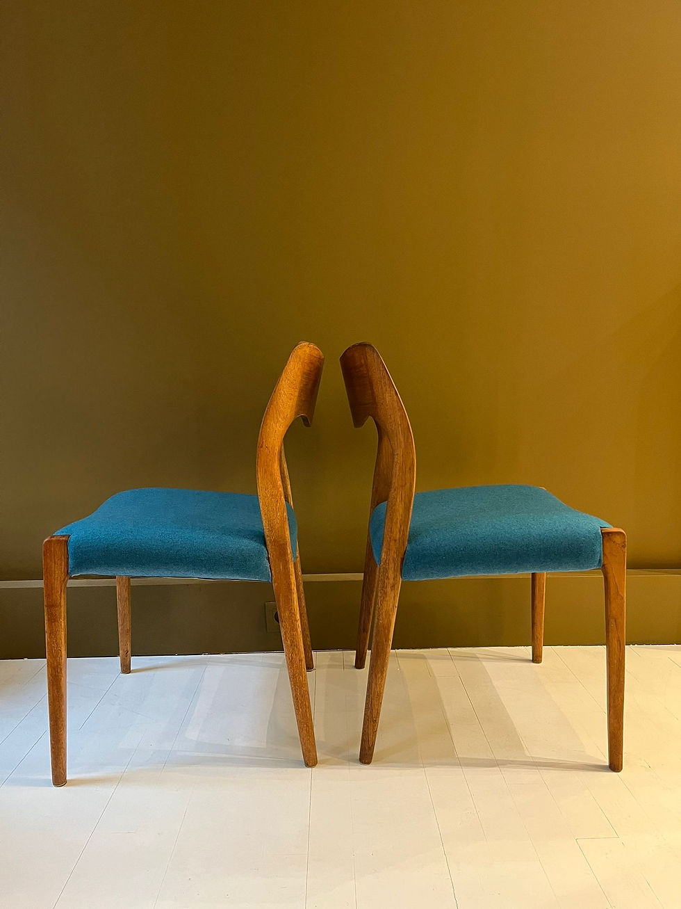 Miniature : Série 6 chaises "modèle 71" De Niels O'Moller