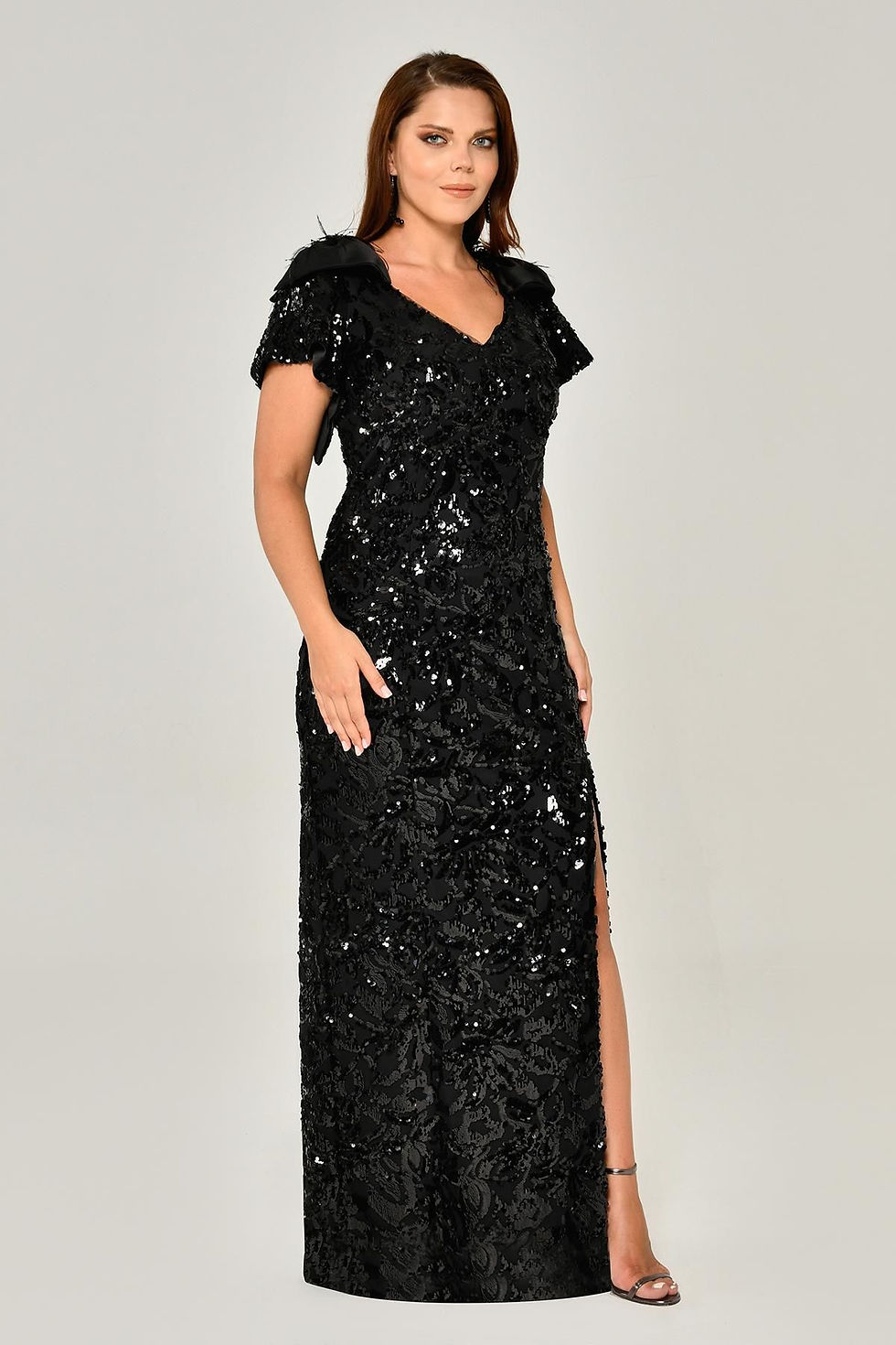 Thumbnail: Black Sequin Dress