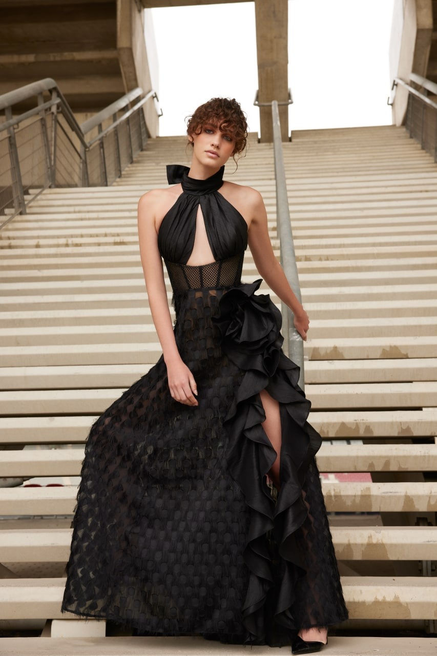 Thumbnail: Black Frill Dress