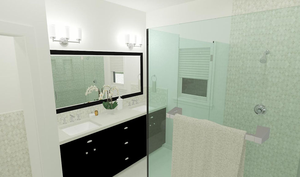 Thumbnail: Modern master bath interior