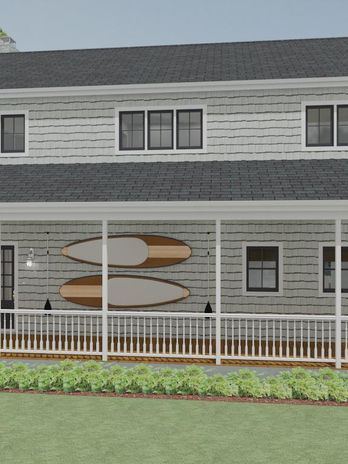 Beach cottage exterior