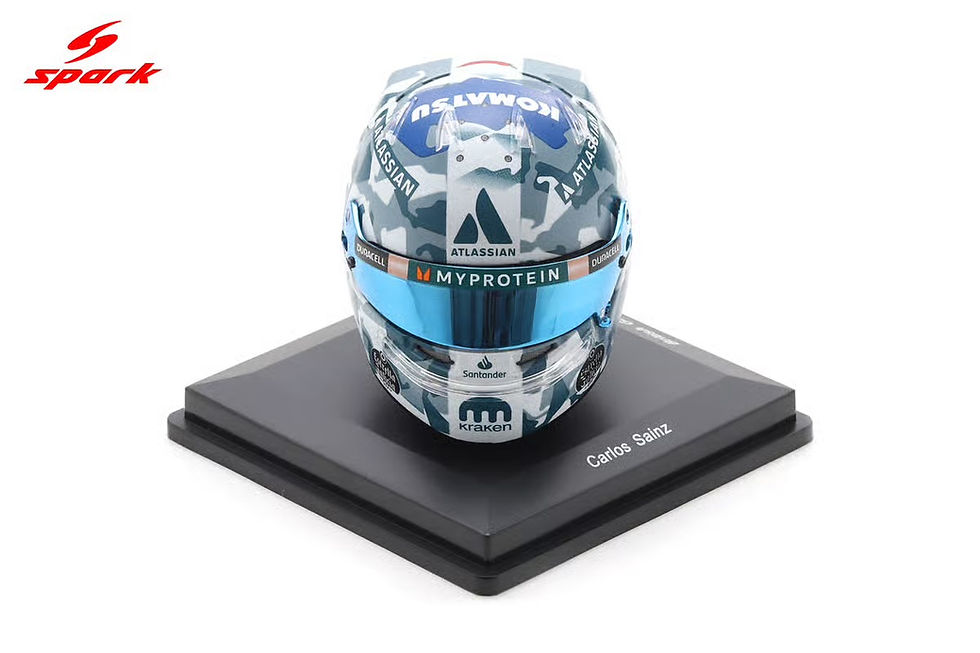Thumbnail: Spark 1:5 Carlos Sainz helmet British GP 2025 5HF218