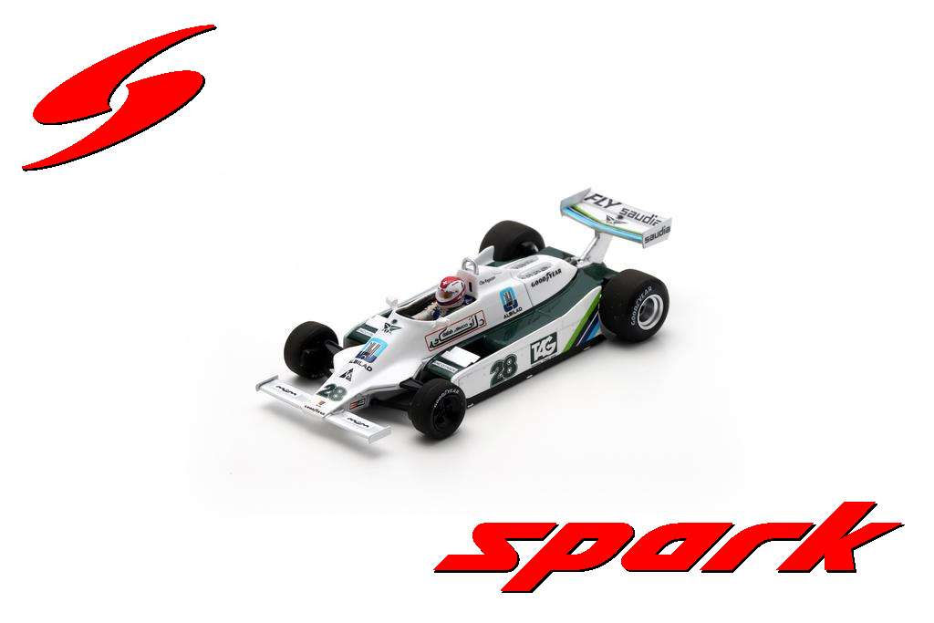 Spark 1:43 Clay Regazzoni Williams FW07 Winner British GP 1979 S6990