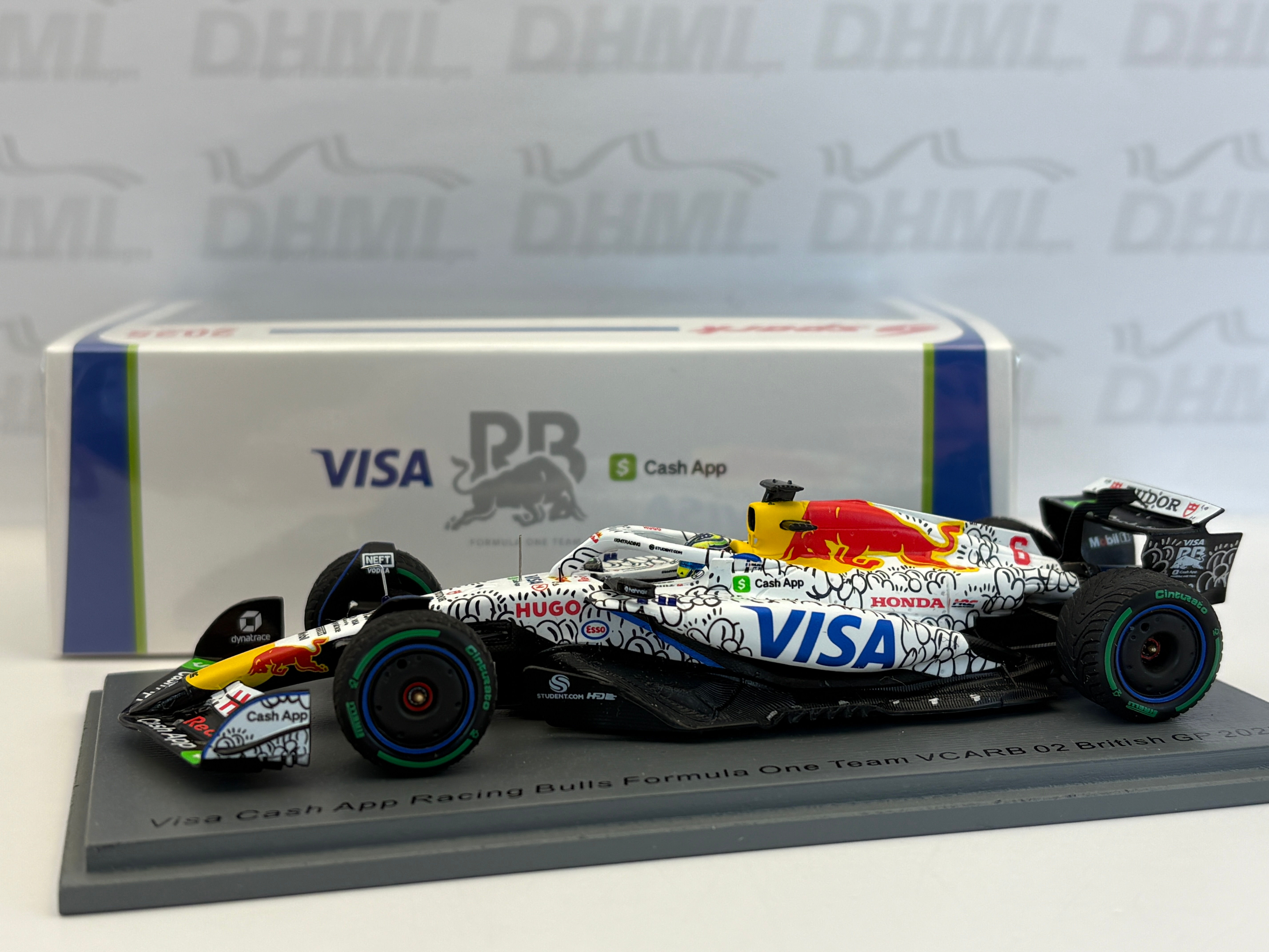 Spark 1:43 IsackHadjar Visa Cash App Racing Bulls VCARB 02 British GP 2025 S9599
