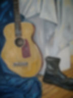 guitar and boot