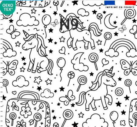 Miniature : La feuille de coloriage lavable "Votre création"