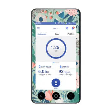 Omnipod dash Bloemenpracht