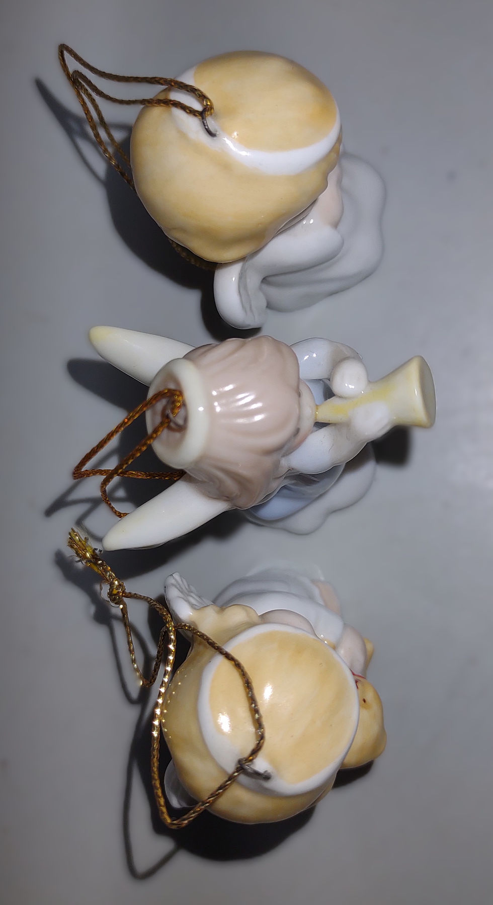 Thumbnail: Set of 3 Christmas Angel Hanging Ornaments