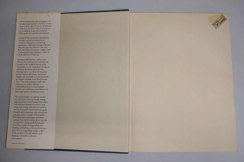 Thumbnail: Saratoga Saga Of An Impious Era by George Waller