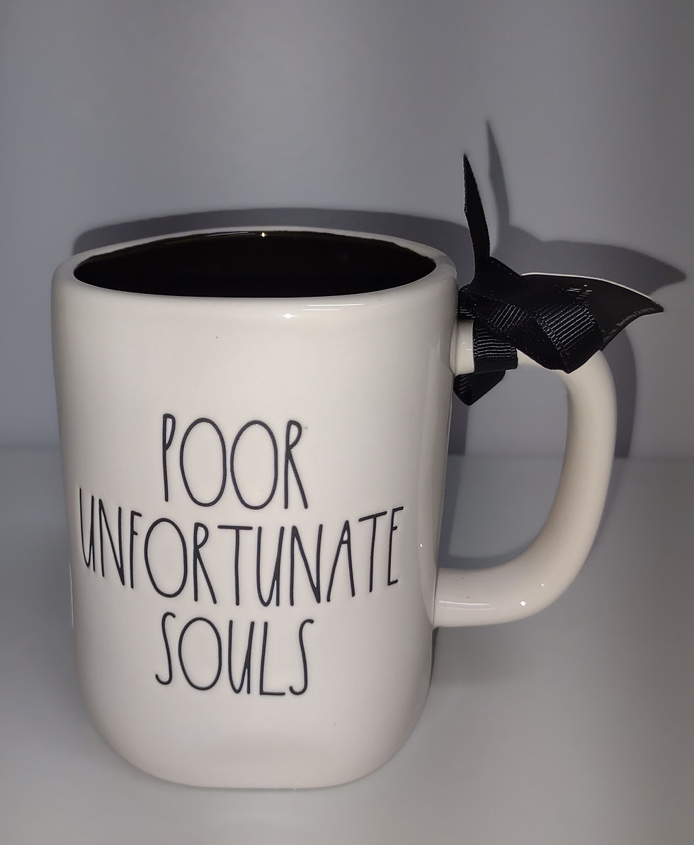 Rae Dunn Disney Villains Ursula "Poor Unfortunate Souls" Mug