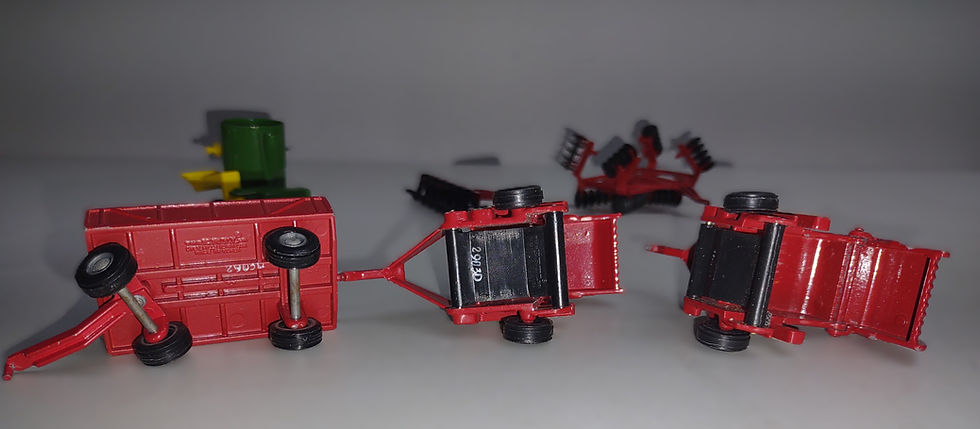 Thumbnail: Set of 6 ERTL Farm Equipment Toys