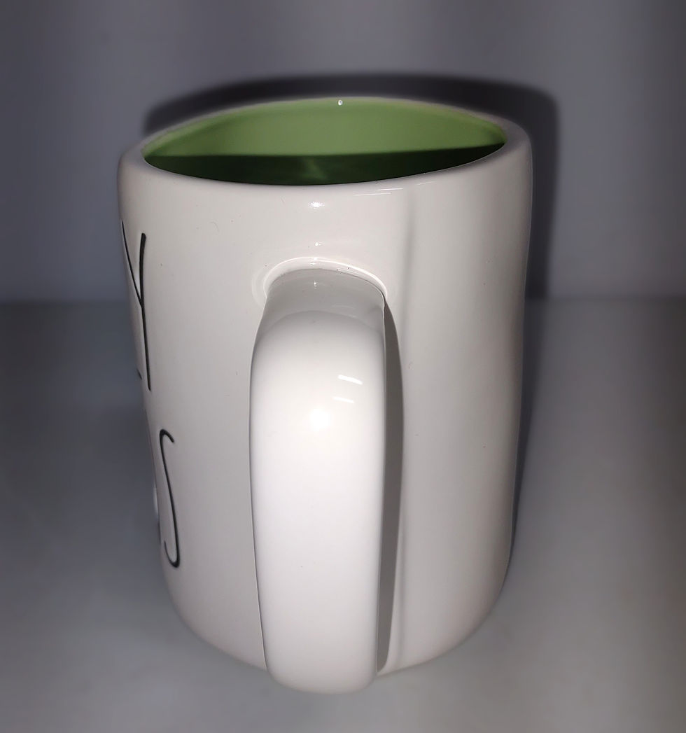 Thumbnail: Rae Dunn White "Jelly Beans" Mug (w/ green inside)