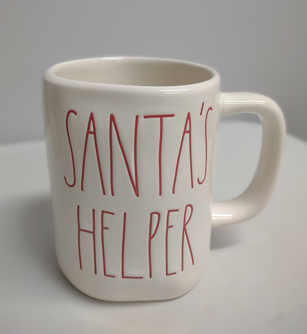 Thumbnail: Rae Dunn White Variety of Holiday Themed Mugs