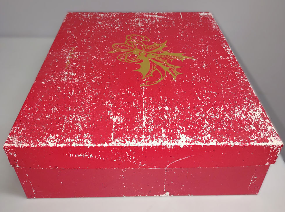 Thumbnail: The Danbury Mint Large, Red box of John Deere Ornaments, 24 ct.