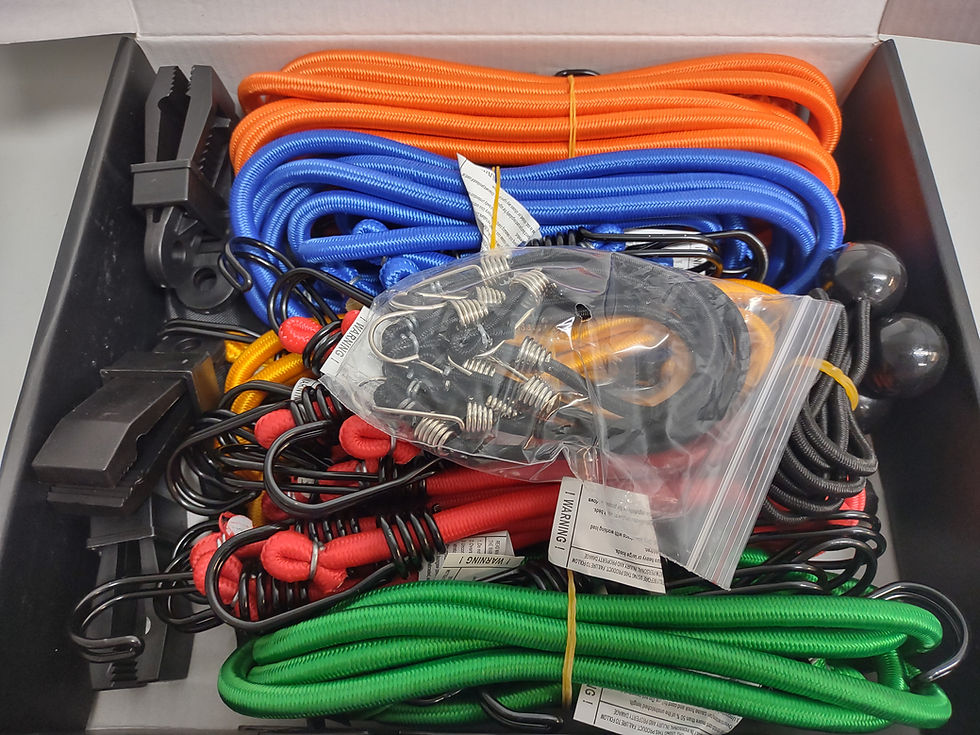 Thumbnail: Rocket Straps 36 PC Bungee Cord Assortment