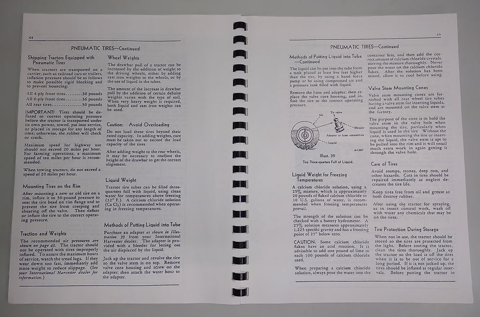 Thumbnail: Manual International Harvester (PINK) Model Farmall B, Includes Exhaust Lift-All