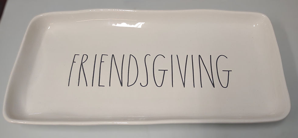 Rae Dunn "Friendsgiving" Platter