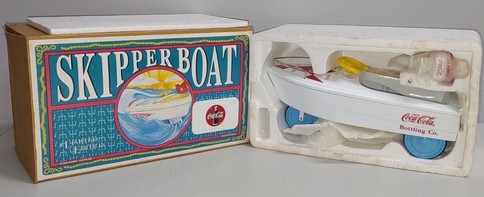 Thumbnail: 1994 Limited Edition Coca Cola Skipper Boat Pedal Car