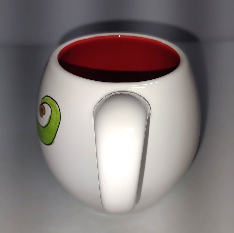 Thumbnail: Rae Dunn "Merry Christmas" Mug (w/ elf shoes & red glaze inside)