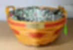 Thumbnail: Longaberger 1999 Popcorn Basket Christmas Collection