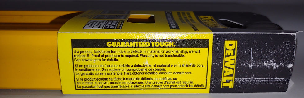 Thumbnail: DeWalt Heavy Duty Yellow 24" I-Beam Level