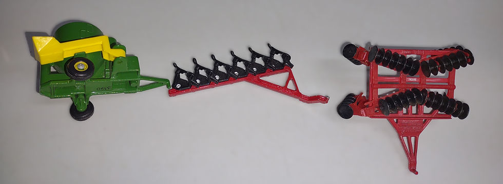 Thumbnail: Set of 6 ERTL Farm Equipment Toys