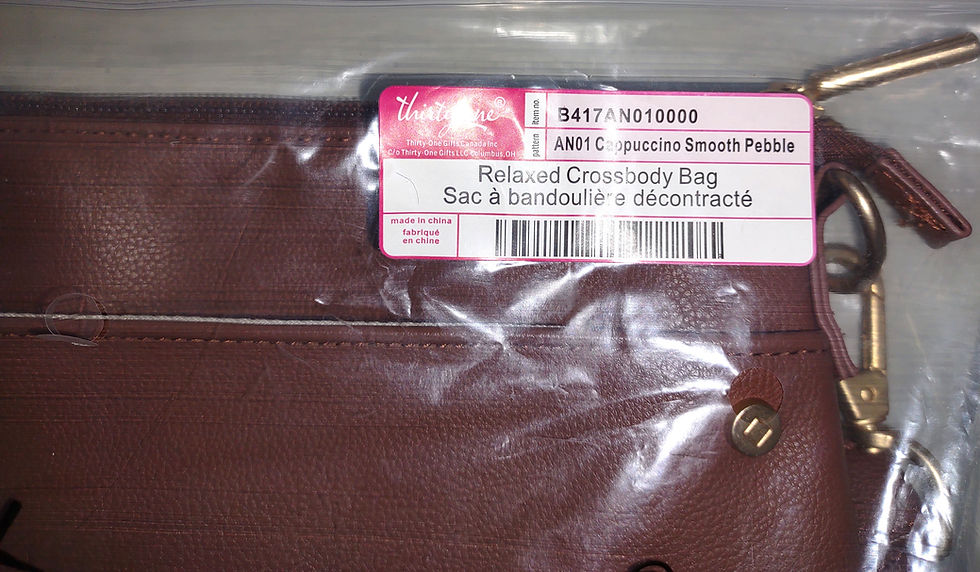 Thumbnail: Thirty-One Relaxed Crossbody Bag in Cappuccino Smooth Pebble