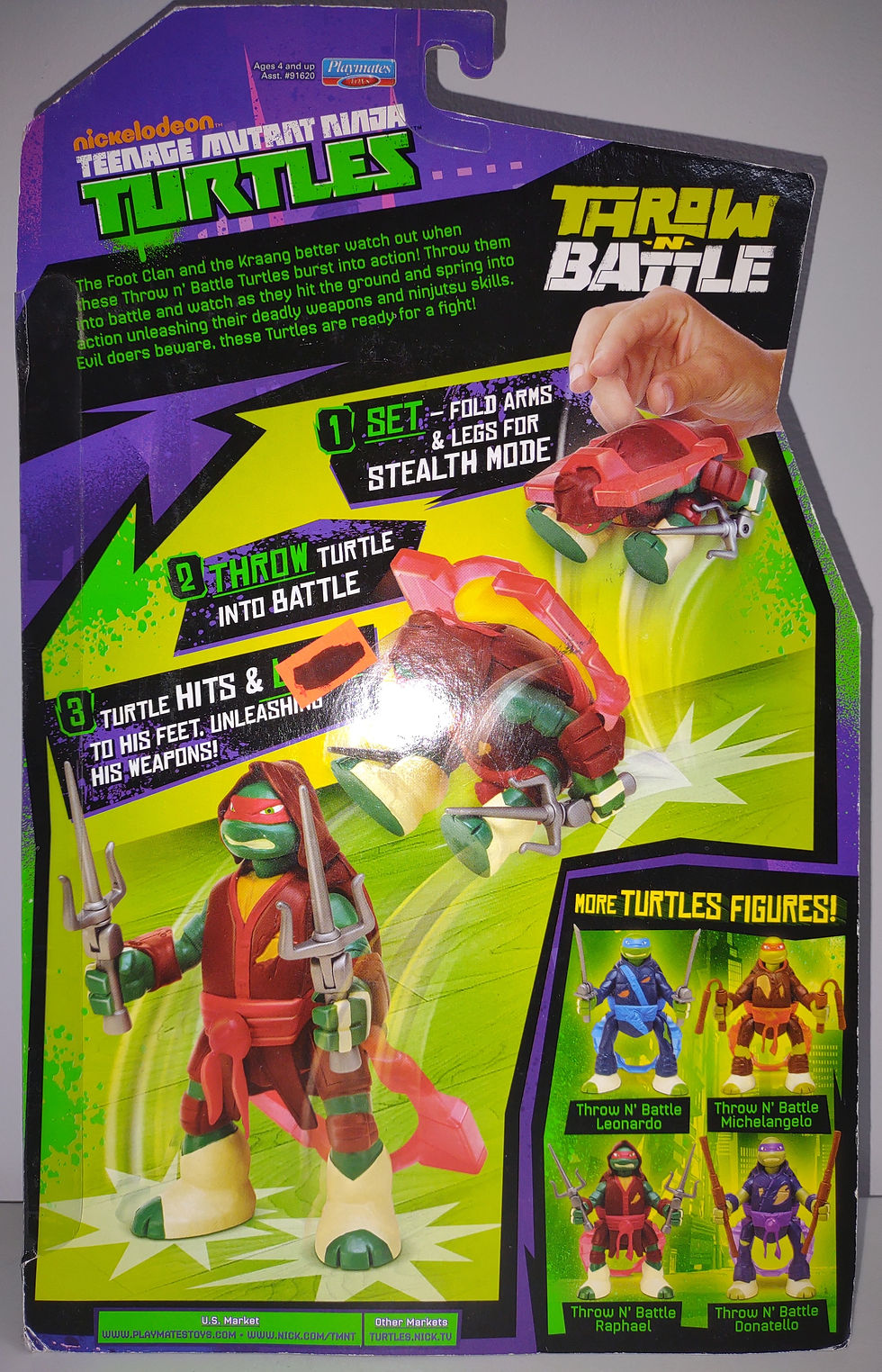 Thumbnail: TMNT Throw N Battle Michelangelo