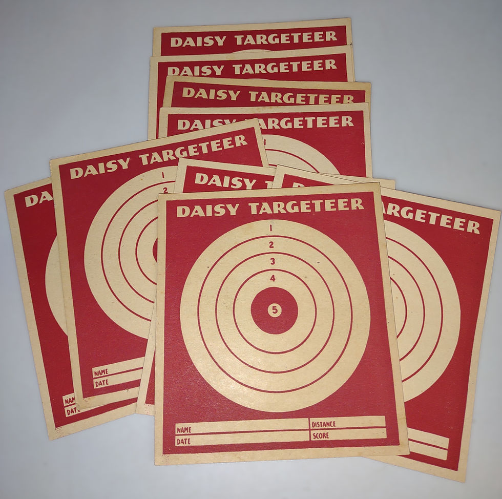 Thumbnail: Daisy Targeteer Practice Bullseye Sheets, Lot of 30